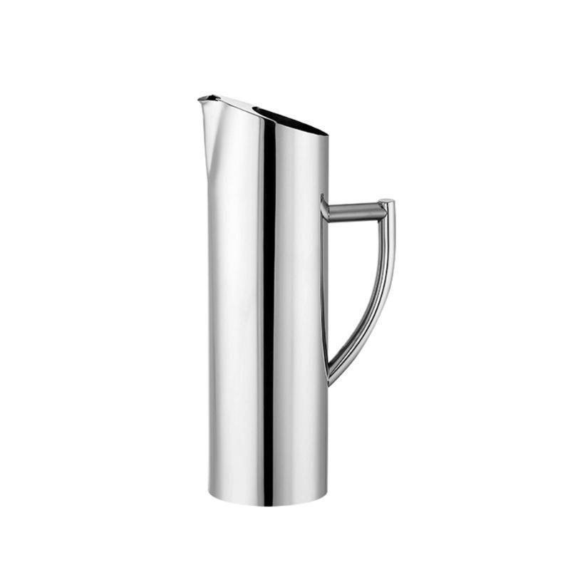 Drink Dispensers Cold Kettles Beverage Container Stainless Steel Pitcher Large Water Kettles Suitable for Gatherings