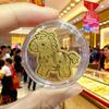 Year of the Horse Gold Phone Sticker - Pure Gold Luck & Prosperity Gift