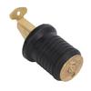 Boat Live Well Plug Brass Livewell Bait Well Drain Plug Tight Sealing Boat Drain Plug Boat Drain Plug for Bilge Beam