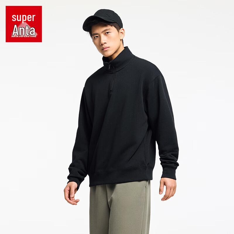 Anta SOFT Men's Half-Zip Pullover Sweatshirt