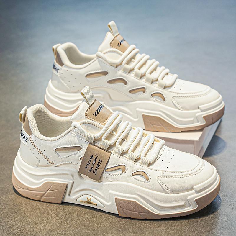 High Quality Designer Men's Shoes Autumn Fashion Platform Sneakers Outdoor Leisure Non-slip Wear-resistant Skateboard Shoes