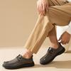 Men's Leather Shoes Lace Up Casual Sneakers Flats Walking Shoes