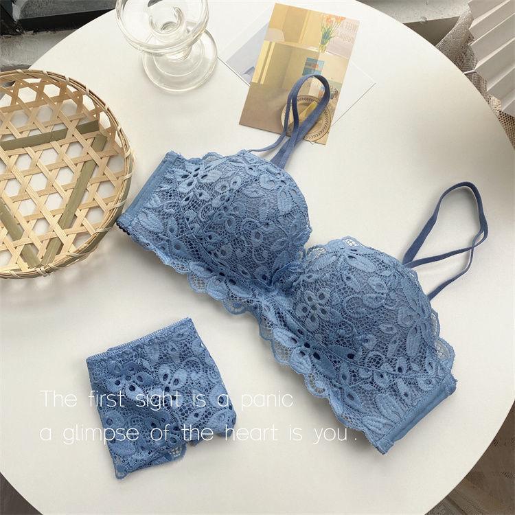 

Японские женские регулируемые утолщенные бюстгальтеры со сборками - без стального кольца 38/85 (B)