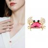 Cute Small Crab Brooch  Elegant Sweater Cardigan Corsage Jewelry For Women