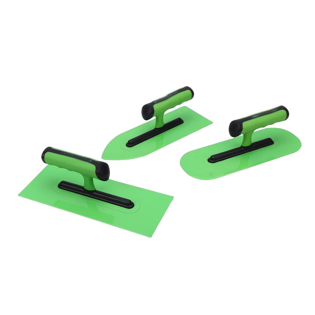 Plastic Trowel Kit ABS TPR Round Square Tipped End Finishing Trowel for Woodworking Construction Maintenance