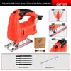 Compact Electric Reciprocating Saw with Jigsaw Conversion Head for Woodworking