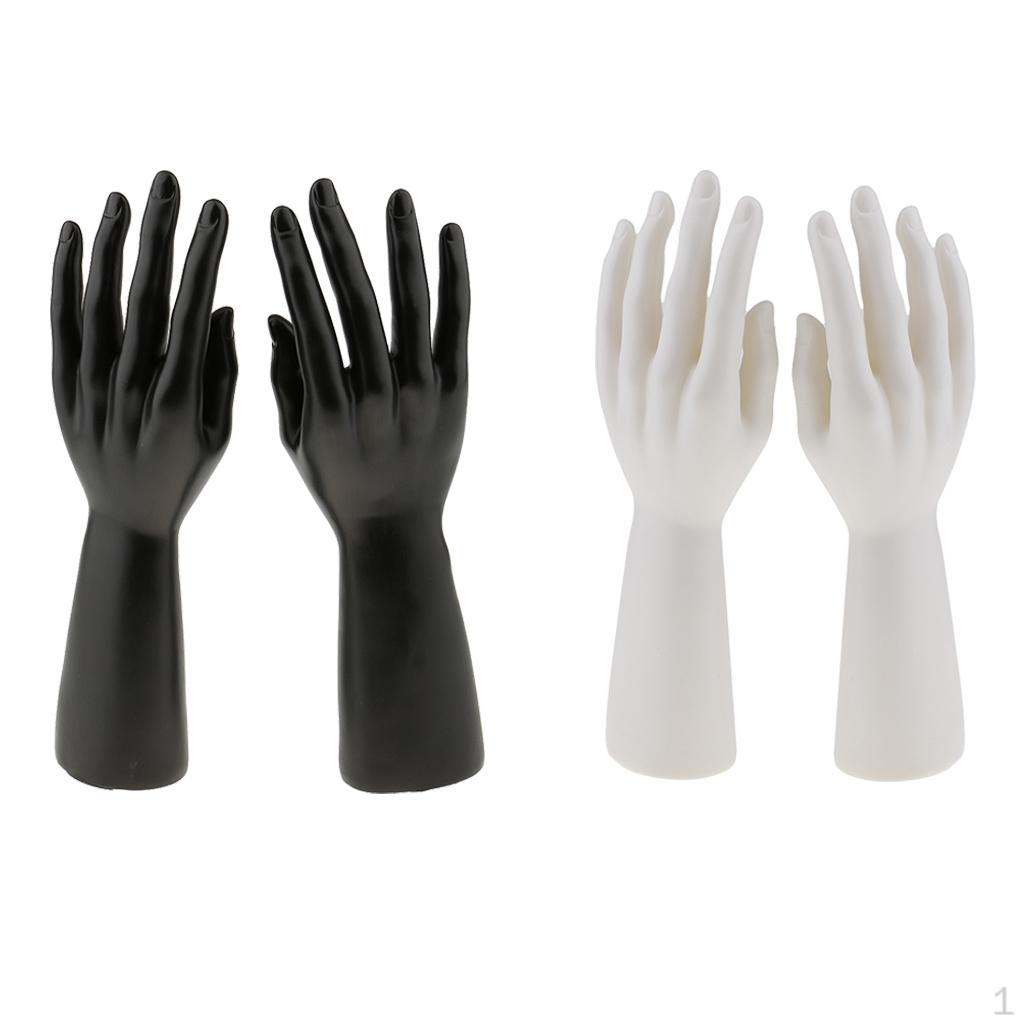 

2 пары мужских рук для демонстрации ювелирных изделий, браслетов, перчаток