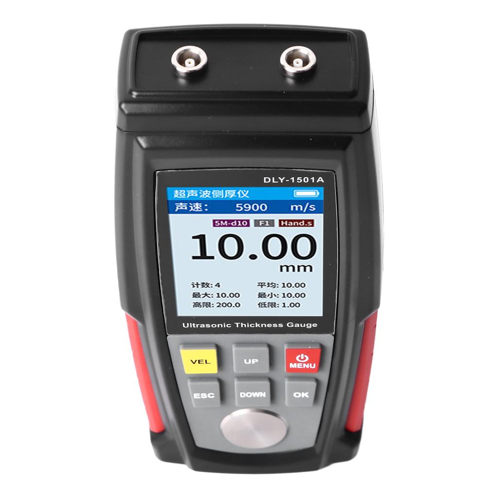 Ultrasonic Thickness Gauge High Accuracy Digital Display Paint Coating Thickness Meter for Metal Plastic Glass