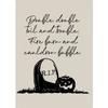 Nordic Simple Wall Art Halloween Skull Witch, HD Canvas Print Poster, Home Living Room Bedroom Decorative Painting