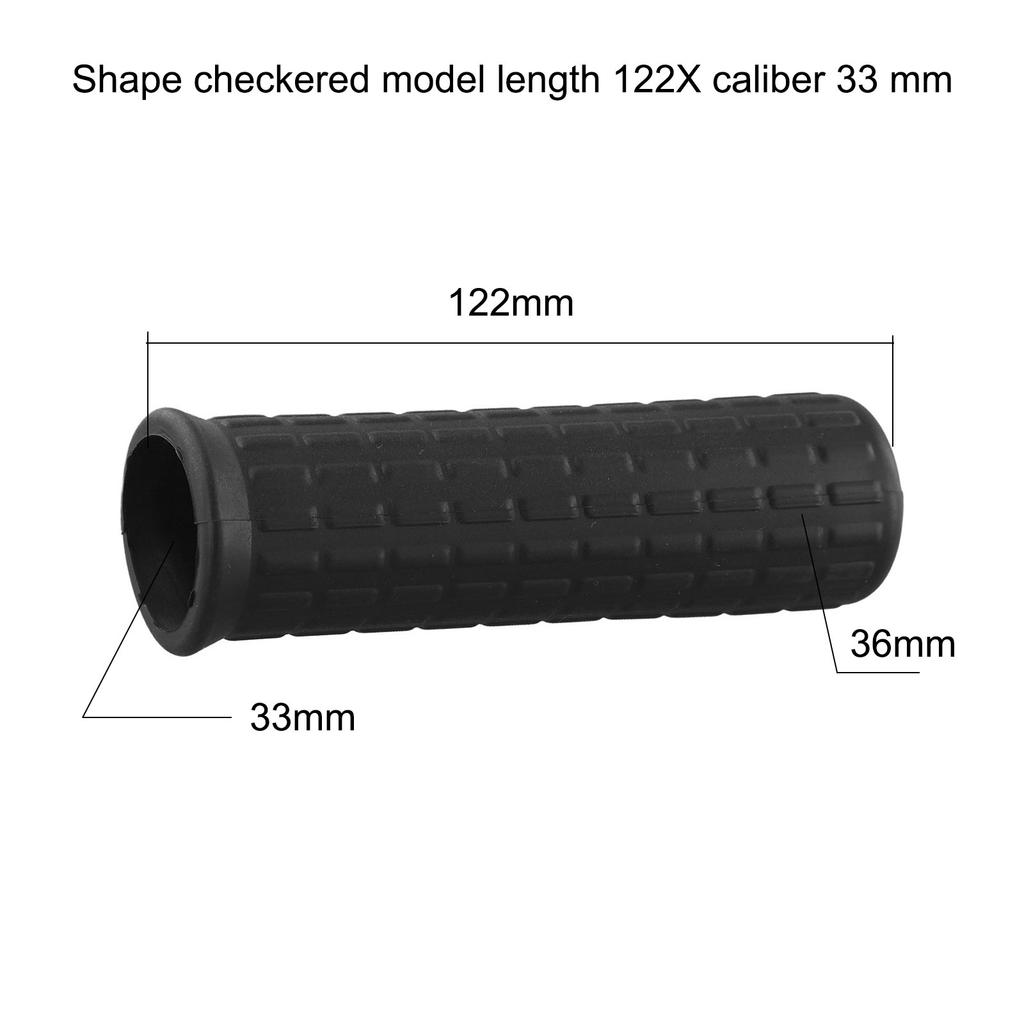 Square Shape Handles Wheelbarrow 114*8mm Anti-skid Handles