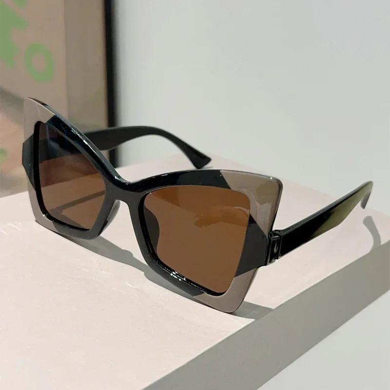 Butterfly Shaped Sunglasses Fashion Oversize Gradient Shades Eyewear Unisex Individual Design Sense Outdoor Uv400 Eyeglasses