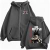 Anime Hunter X Hunter Gon Freecss Grafická mikina s kapucí a zipem Pánská Dámská Kreslená Manga Bunda na zip Pánská Móda Oversized Streetwear