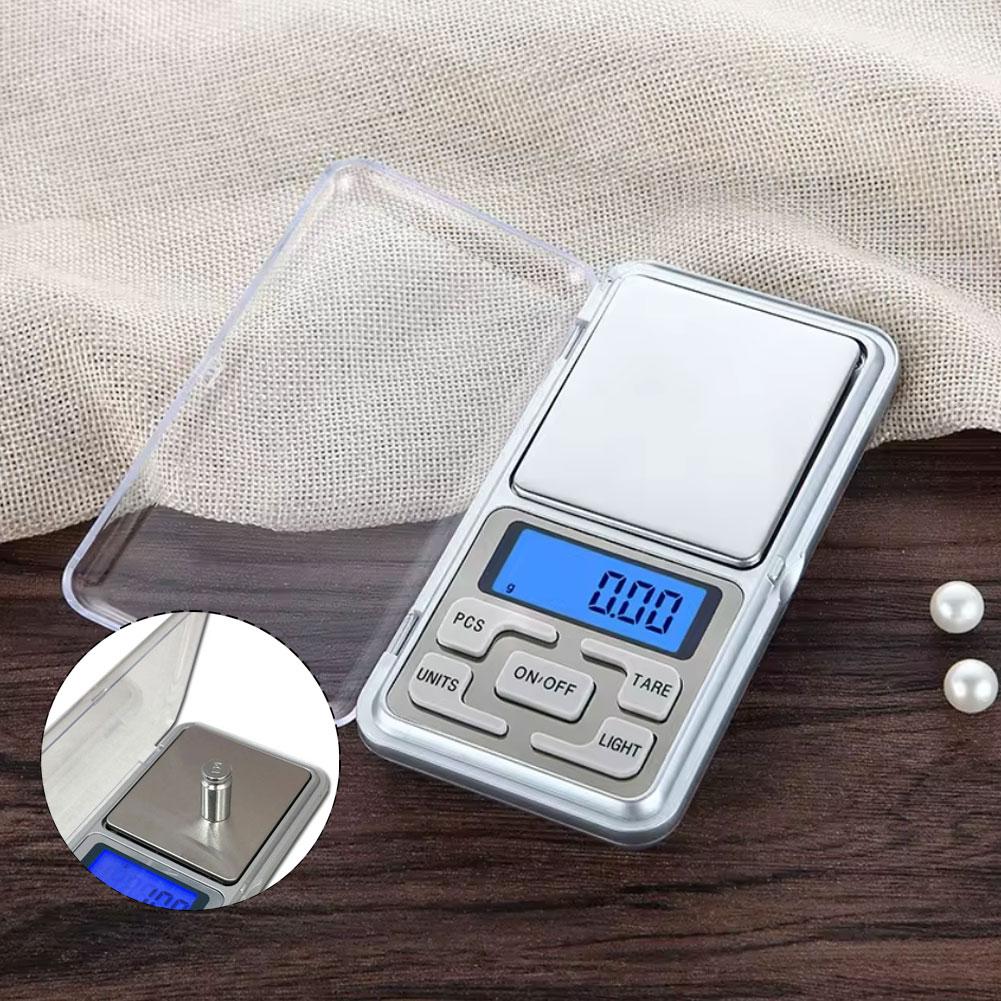 High Precision Mini Pocket Scale 500g/0.01g, Portable Digital Jewelry Scale, Accurate Small LCD Weighing Device for Easy Carry