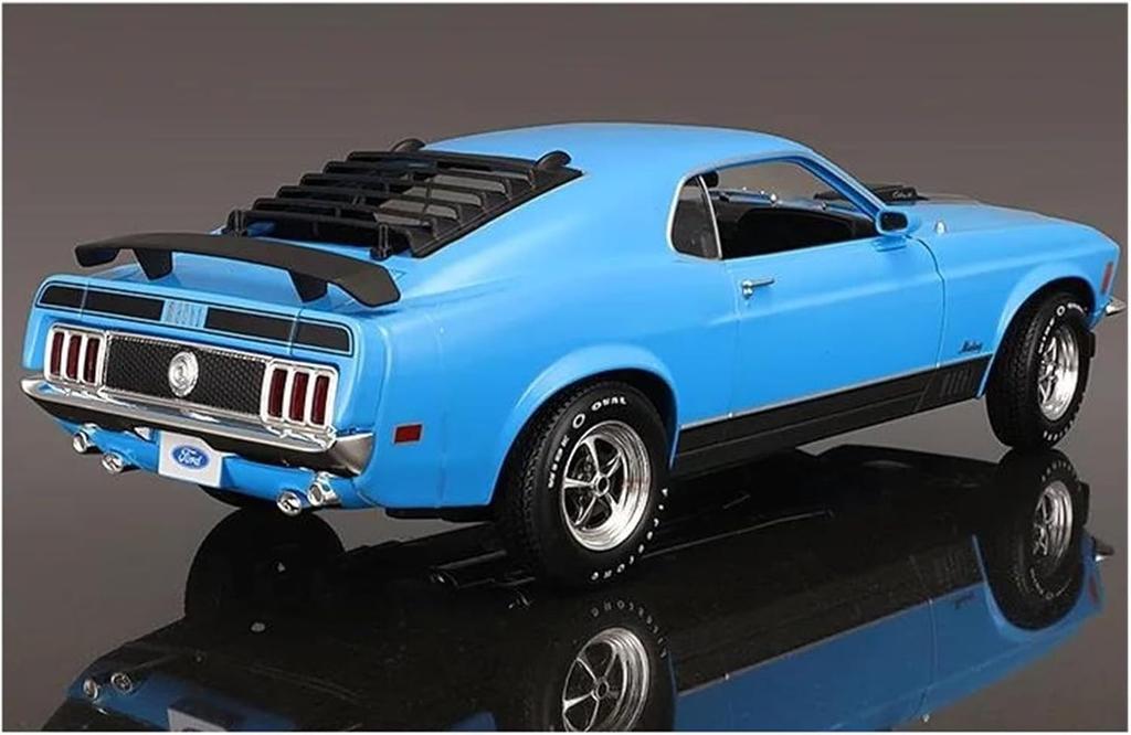 Maisto 1970 Mustang Mach Blue MAISTO scale diecast model car Ford Mustang Mach 1 Vintage car / 1/18