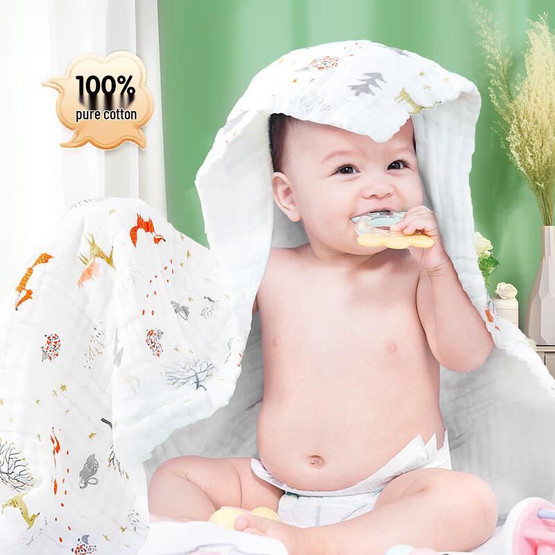 Baby 6-Layer Cotton Gauze Bath Towel