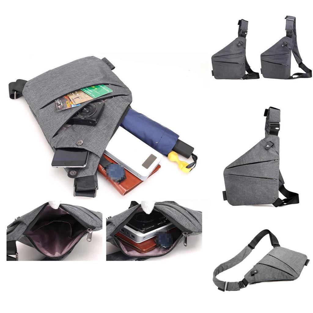 High-grade Oxford Cloth Crossbody Bag Ideal For Casual Business Or Travel With Adjustable Design