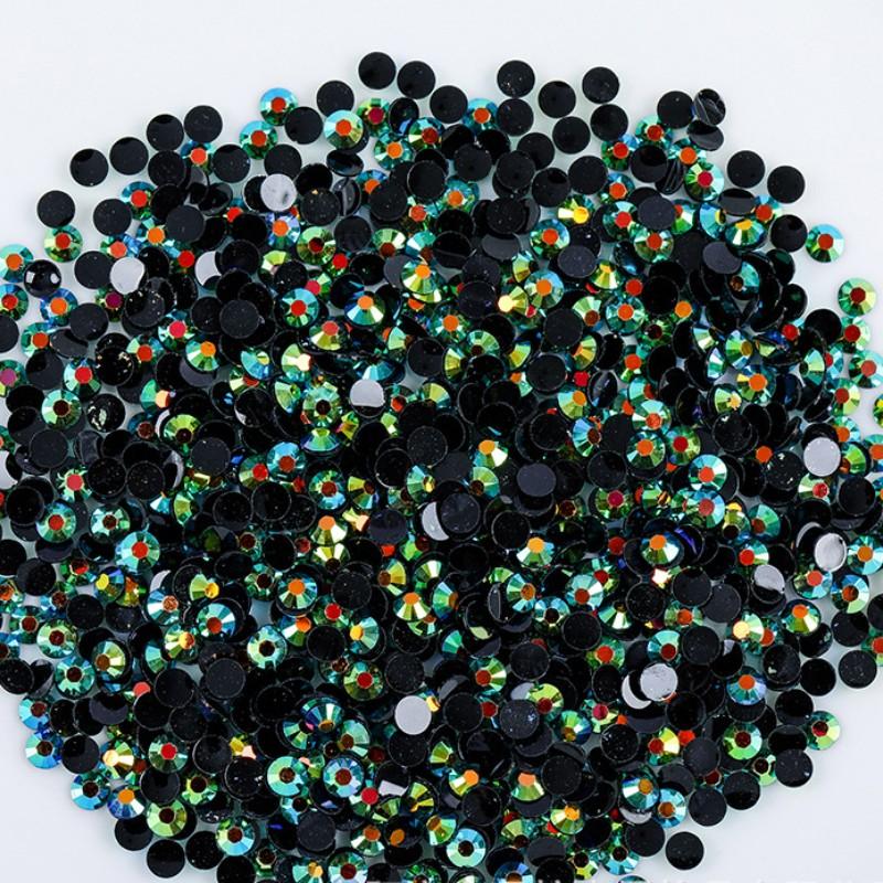 of High-quality Flat Bottomed Resin Diamond Nail Polish Diamond Color DIY Jelly AB 14 Cut Surface Sticking Rhinestone