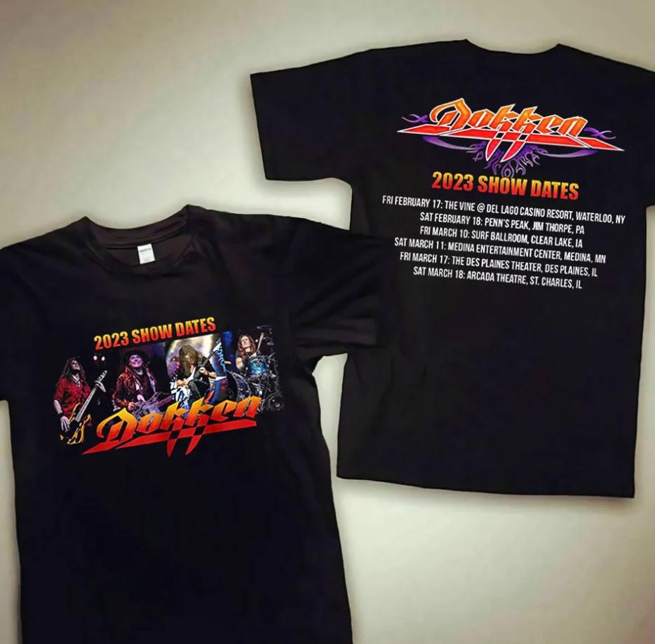 Dokken 2023 Show Dates T-Shirtt shirt S