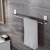 cmaos Stainless Steel Towel Bar & Shelf Set, No-Drill