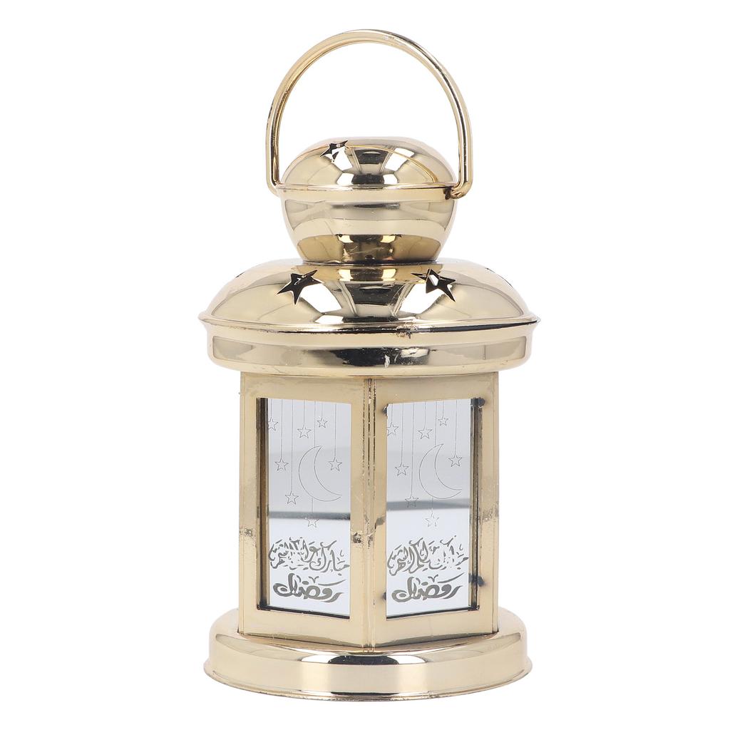 LED Lantern Lamp Cute Vintage Battery Powered ABS Decorative Camping Lantern for Party Bar Cafe