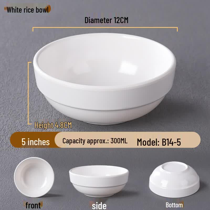 Yipan Melamine Restaurant Rice Bowl Set