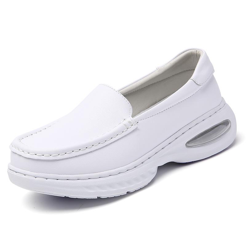 Women Work Shoes Comfortable for Work White Wedge Soft Sole Non-slip Caring Comfortable Nurse Mother Casual Platform Shoes