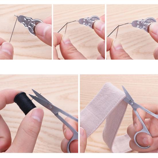 97Pcs/Set Portable Sewing Kit with Case Colorful Thread Needle Tailor Scissors Tape