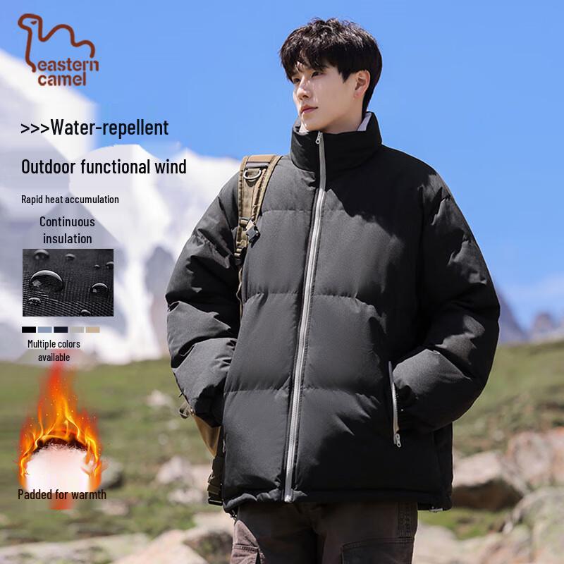 

EASTERN CAMEL Men s Winter Padded Stand-Collar Jacket M