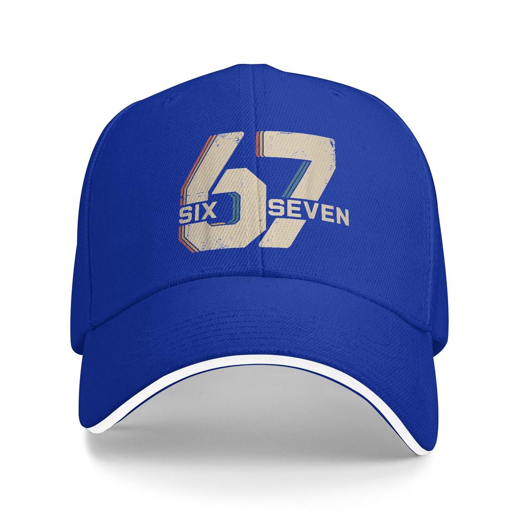 Summer Casual Baseball Cap 67 Six Seven Meme 67 Running Hippie Trucker Hat For Unisex-Teens Dropshipping  Stylish Baseball Caps
