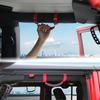 4pcs Red Top Roll Bar Grab Handles Grip Wide Canvas Handle fit for Jeep Wrangler