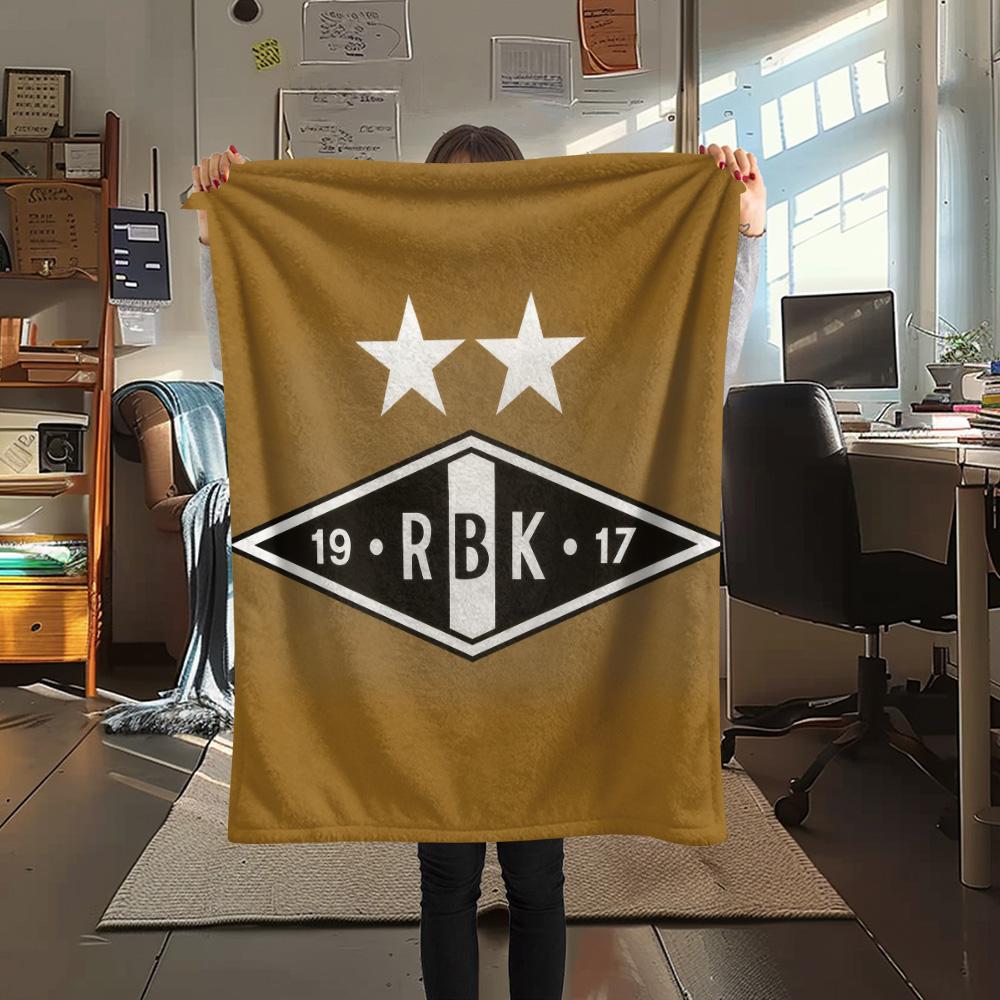 Rosendahl BK Bedruckte Flanelldecke, Hohe Qualität, Bequem für Alle Jahreszeiten, Heimdekoration, Wärme und Komfort