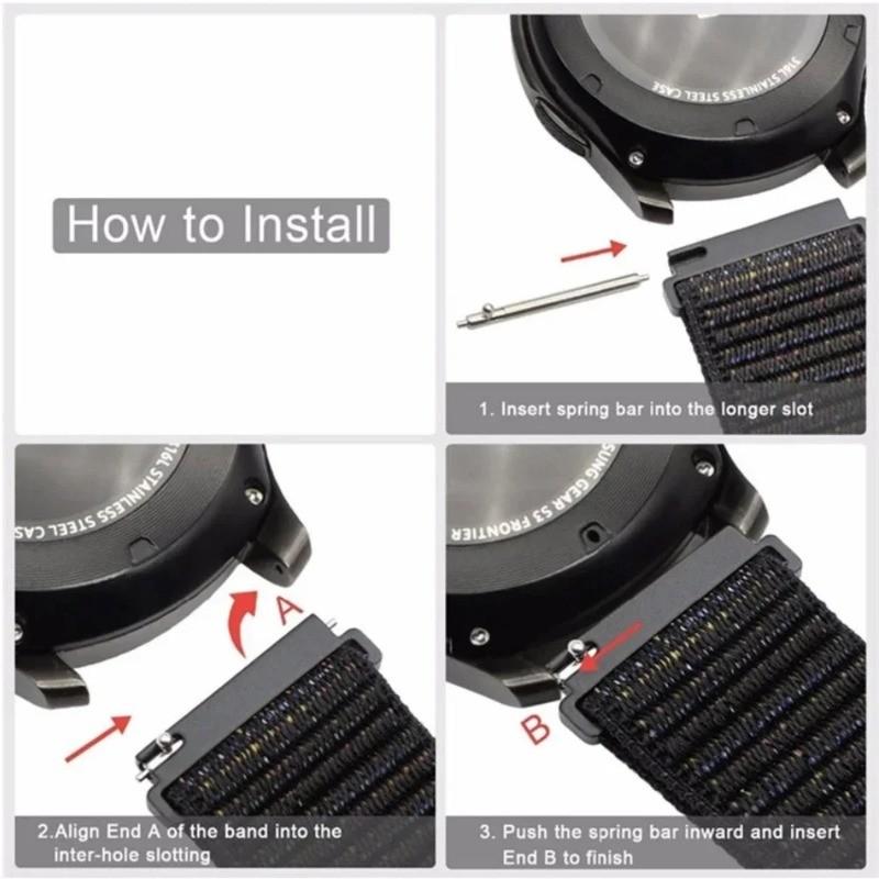 Nylon Loop Strap with TPU Case for Amazfit Cheetah Pro Cheetah Arround Replacment Watchband