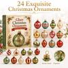 2D Acrylic Christmas Ornament Holiday Decorations for Christmas Tree and Home Display