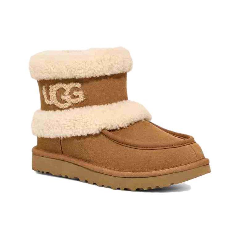 UGG Classic Ultra Mini Fluff 'Chestnut' Women's 1145410-CHE