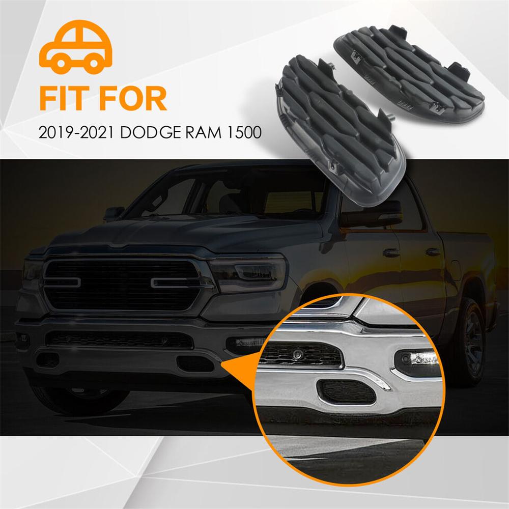 For 2019-2021 Dodge Ram 1500 DT Front Bumper Decorative Cover Inserts 68414296AA