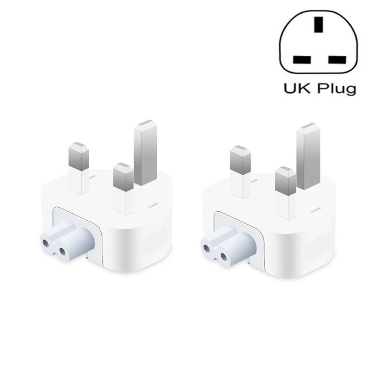 

2 PCS XJ01 Power Adapter for iPad 10W 12W Charger & MacBook Series Charger, UK Plug UK Plug