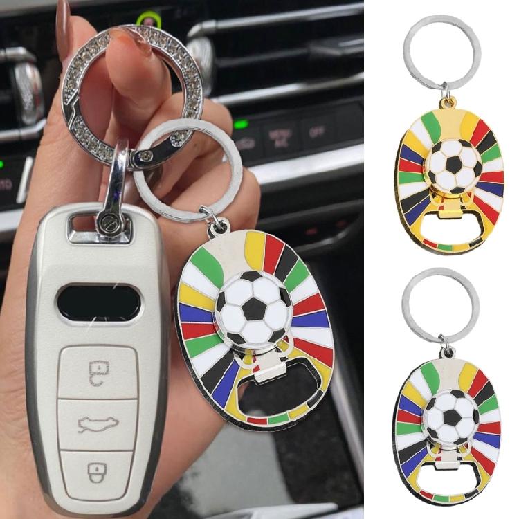 Commemorative 2026 Soccer Keychain Multi Tool Bottle Opener Portable Football Themed Accessory Decoration