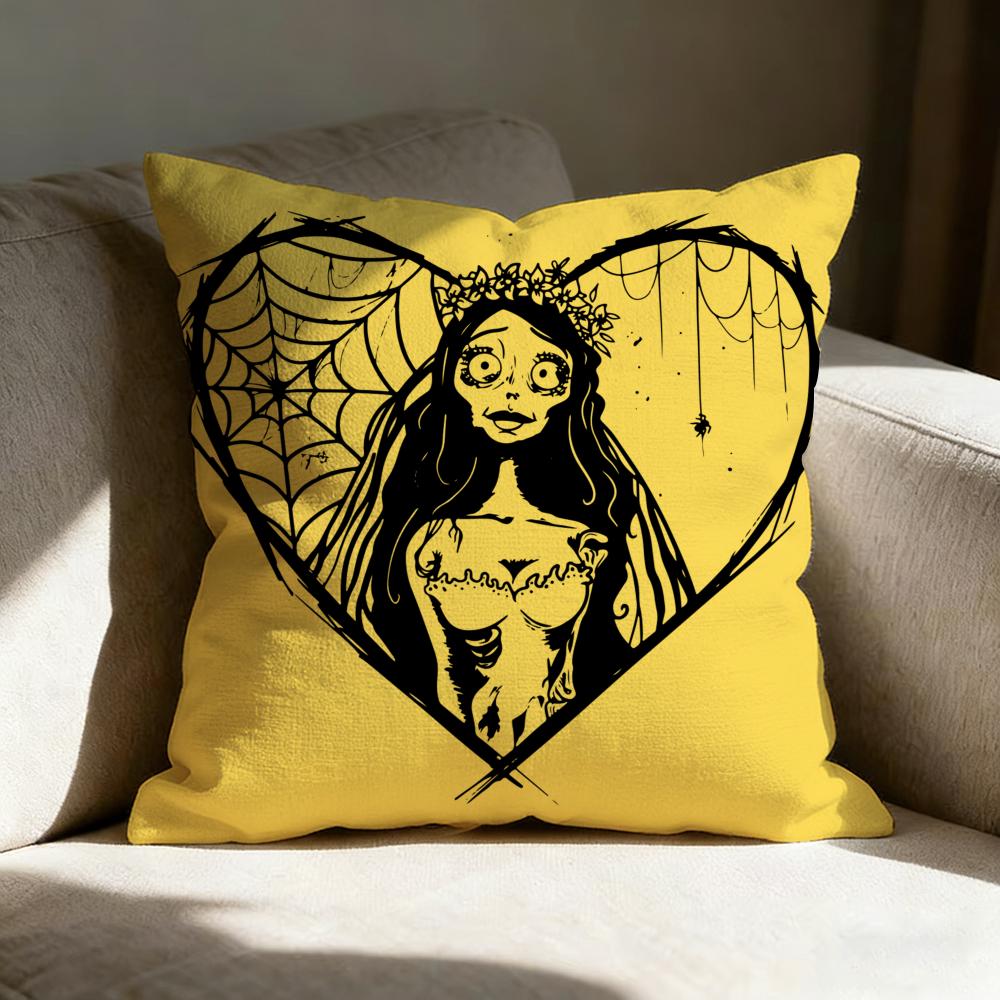 Ccorpse BBrides Moive Pillow Case Linen Pillow Covers Cover For Couch Living Room Bench Patio Floor Linen Home Decor