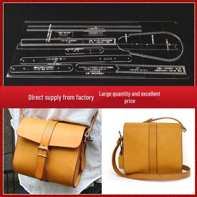 Acrylic Pattern Leather Crossbody Bag DIY Design Template