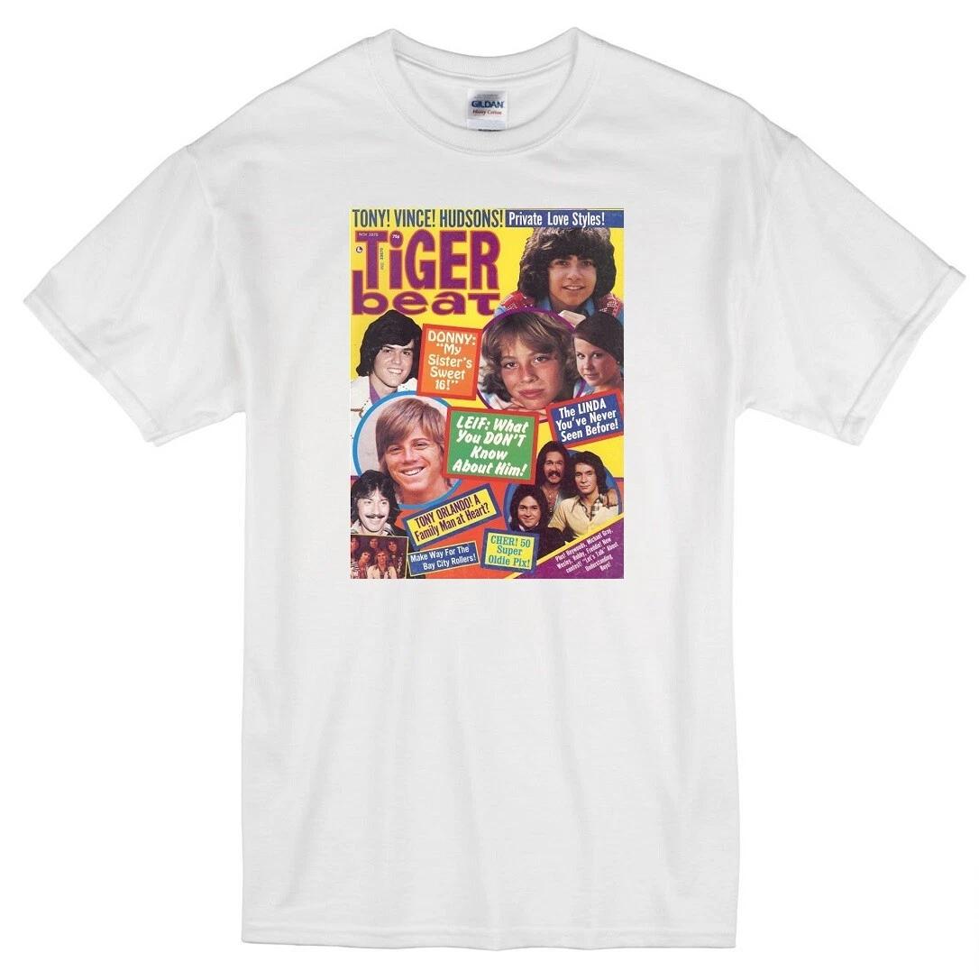 

TIGER BEAT NOVEMBER 1975 TEEN MAGAZINE LEIF GARRETT TV WHITE T-shirt 3XL