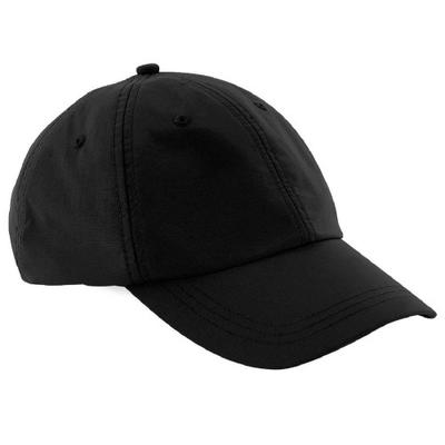 Beechfield Wasserdichte Unisex-Baseballkappe mit 6 Einsätzen für den Außenbereich (2er-Pack)