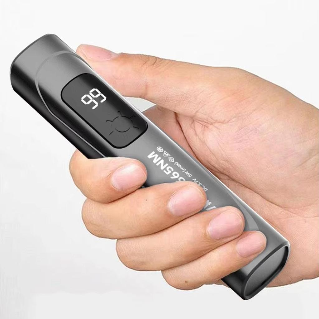 Handheld UV Light for Gel Nails, Rechargeable Nail Lamp with LCD Display, Portable Cordless Nail Dryer for Home DIY Manicure Art