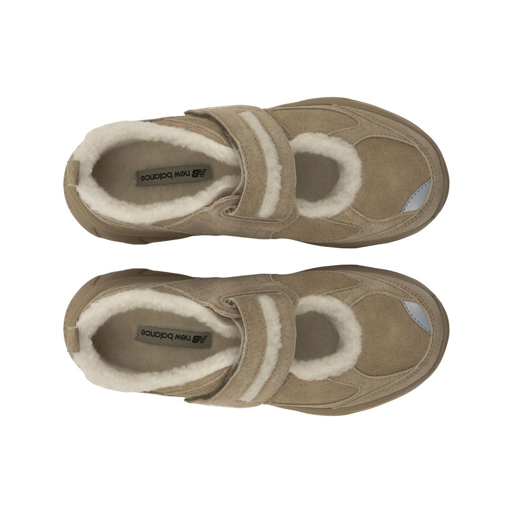 New Balance Winterbrise Fleece Mary Jane Beige Damen Sneaker Braun Weiß SD2205BE