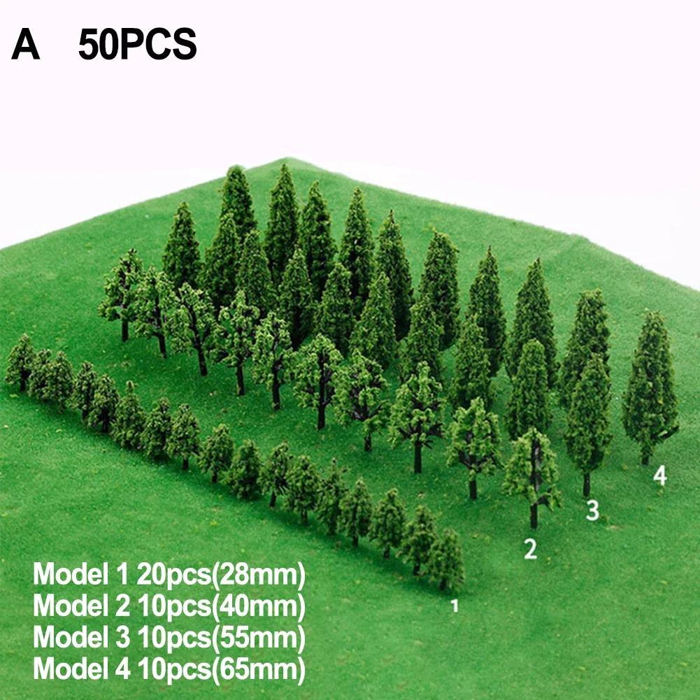 

Miniature Trees for Scenery Landscape Model 50PCS Set Handmade & Eco friendly Material Perfect for Train Model and War Gaming