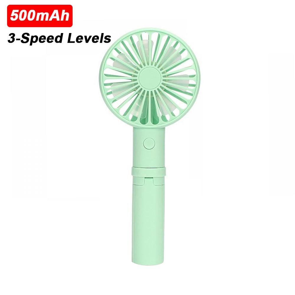 Portable Bladeless Fan Handheld Desktop Summer Mini Air Cooler No Leaf Ultra-quiet Rechargeable Fans for Travel Outdoor Office