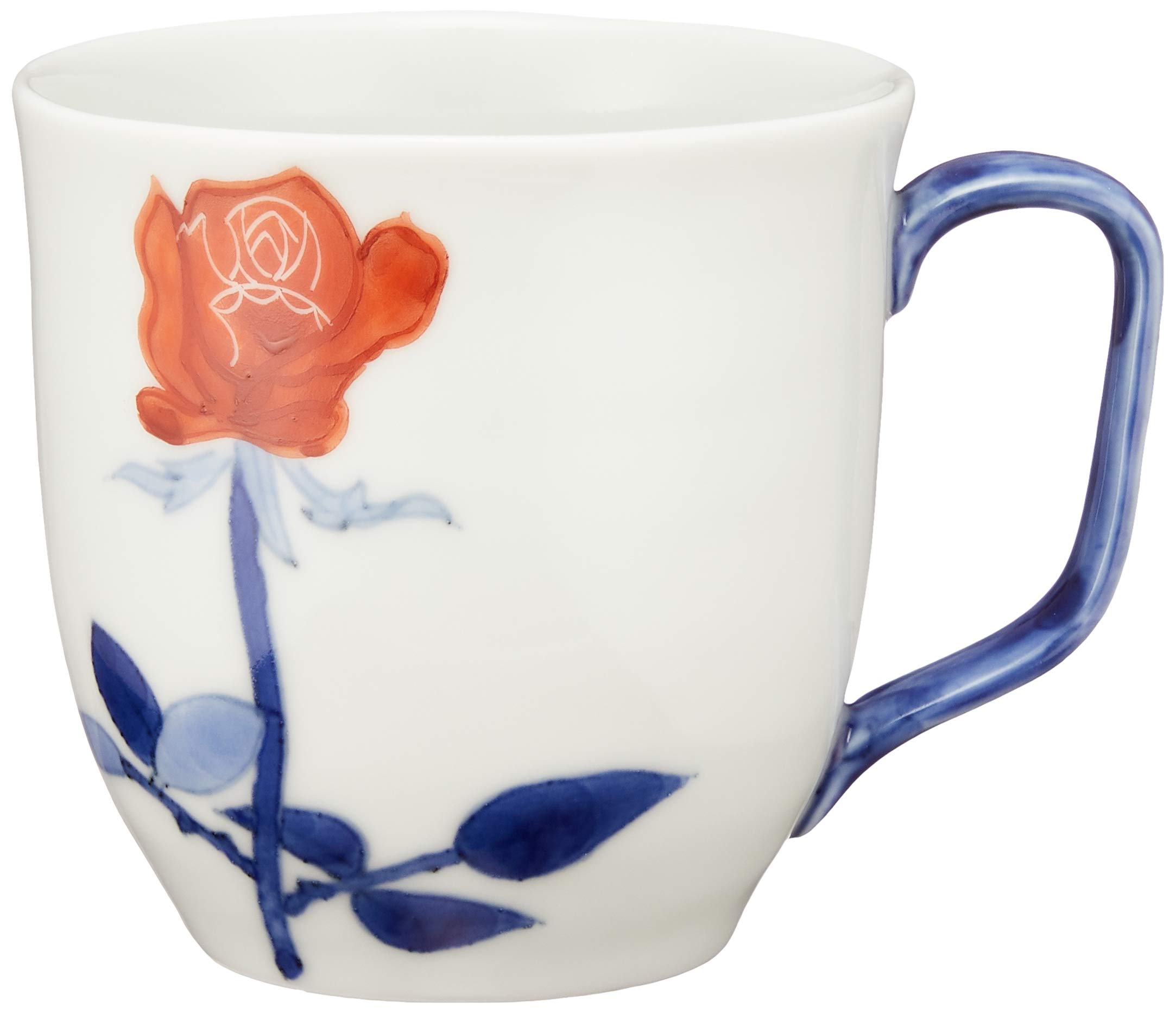A Journey Through Arita Ware: Arita Ware Twisted Mug - Red Rose