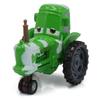Children's Cartoon Tractor Toy Model - Green and White Alloy Simulation, Perfect Birthday Gift