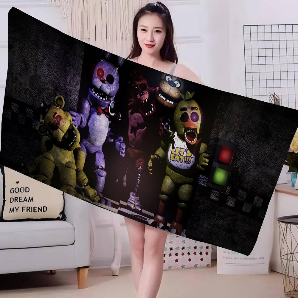 F-Fnaf Five-nights-At-Freddys Shower Curtain - Water-Repellent And Leak-Resistant, Mold And Mildew Resistant For