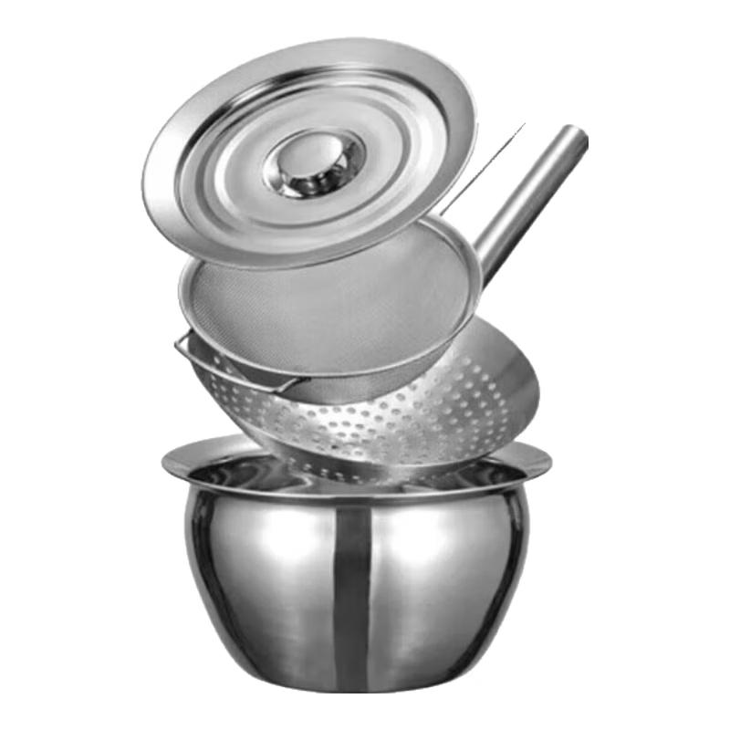 11-inch 304 Stainless Steel Oil Storage Set