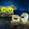 Cartoon Noctilucent Halloween Pumpkin Ghost Small Ornaments Creative Resin Crafts Creative Model DIY Home Decoration Accessories